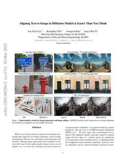 Aligning Text to Image in Diffusion Models is Easier Than You Think