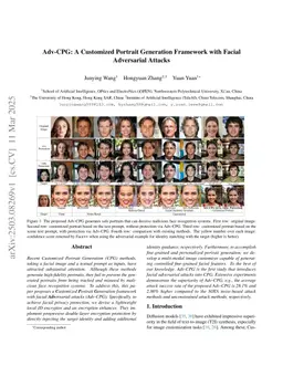 Adv-CPG: A Customized Portrait Generation Framework with Facial Adversarial Attacks