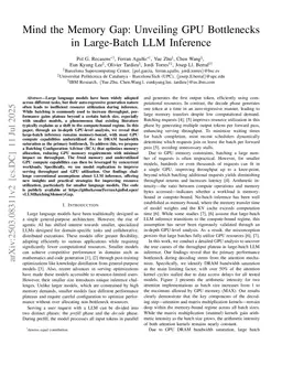 Mind the Memory Gap: Unveiling GPU Bottlenecks in Large-Batch LLM Inference