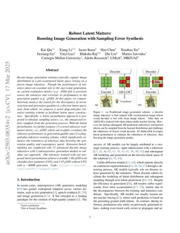 Robust Latent Matters: Boosting Image Generation with Sampling Error Synthesis