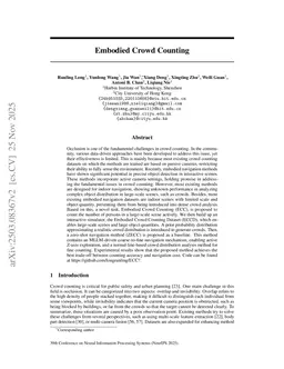 Embodied Crowd Counting