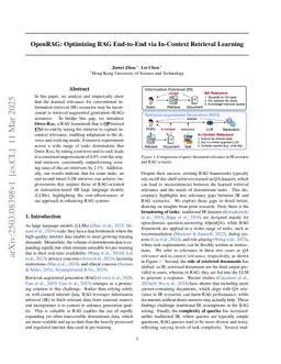 OpenRAG: Optimizing RAG End-to-End via In-Context Retrieval Learning