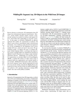 WildSeg3D: Segment Any 3D Objects in the Wild from 2D Images