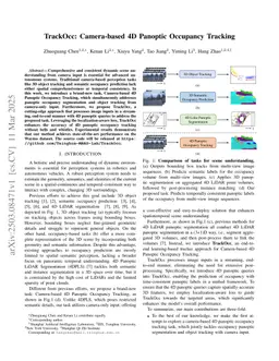 TrackOcc: Camera-based 4D Panoptic Occupancy Tracking