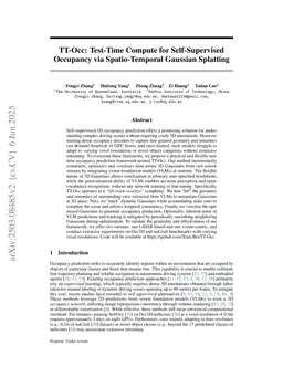 Test-Time 3D Occupancy Prediction