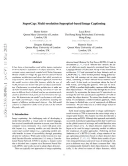 SuperCap: Multi-resolution Superpixel-based Image Captioning