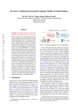 BiasEdit: Debiasing Stereotyped Language Models via Model Editing