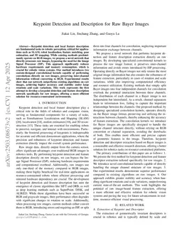 Keypoint Detection and Description for Raw Bayer Images