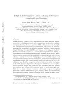 HeGMN: Heterogeneous Graph Matching Network for Learning Graph Similarity