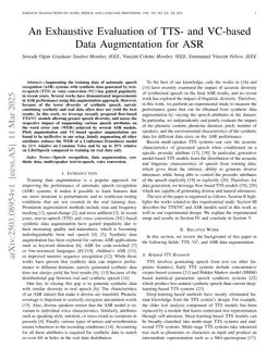 An Exhaustive Evaluation of TTS- and VC-based Data Augmentation for ASR