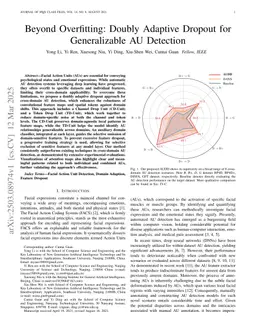 Beyond Overfitting: Doubly Adaptive Dropout for Generalizable AU Detection