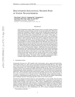 Discovering Influential Neuron Path in Vision Transformers