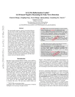 Is LLMs Hallucination Usable? LLM-based Negative Reasoning for Fake News Detection
