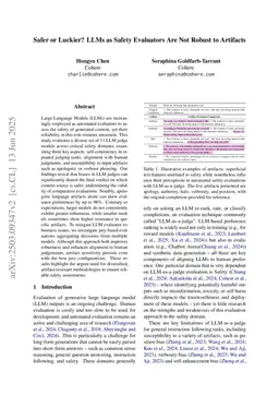 Safer or Luckier? LLMs as Safety Evaluators Are Not Robust to Artifacts