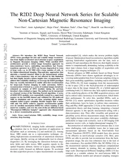 The R2D2 Deep Neural Network Series for Scalable Non-Cartesian Magnetic Resonance Imaging