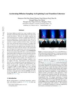 Accelerating Diffusion Sampling via Exploiting Local Transition Coherence