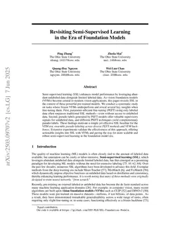 Revisiting semi-supervised learning in the era of foundation models