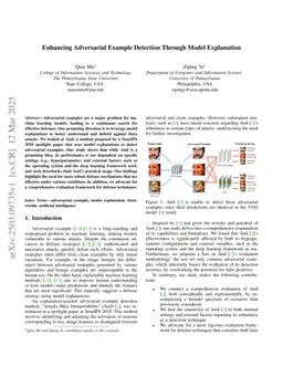 Enhancing Adversarial Example Detection Through Model Explanation
