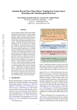 Attention Reveals More Than Tokens: Training-Free Long-Context Reasoning with Attention-guided Retrieval