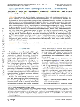 SE(3)-Equivariant Robot Learning and Control: A Tutorial Survey