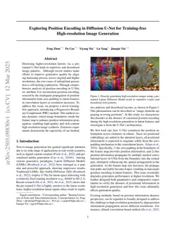 Exploring Position Encoding in Diffusion U-Net for Training-free High-resolution Image Generation