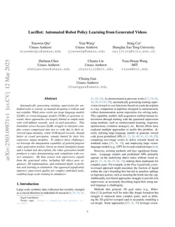 LuciBot: Automated Robot Policy Learning from Generated Videos