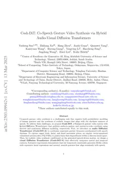 Cosh-DiT: Co-Speech Gesture Video Synthesis via Hybrid Audio-Visual Diffusion Transformers