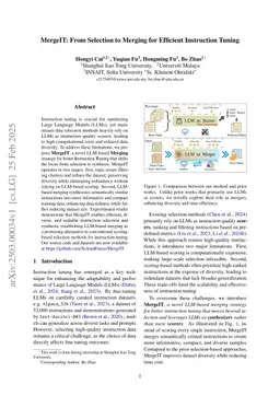 MergeIT: From Selection to Merging for Efficient Instruction Tuning