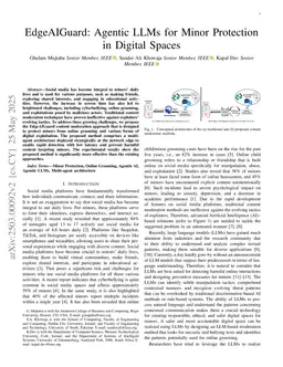 EdgeAIGuard: Agentic LLMs for Minor Protection in Digital Spaces