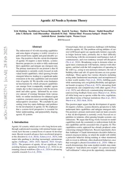 Agentic AI Needs a Systems Theory