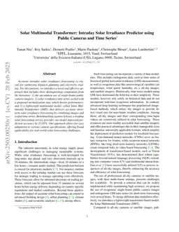 Solar Multimodal Transformer: Intraday Solar Irradiance Predictor using Public Cameras and Time Series