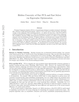Hidden Convexity of Fair PCA and Fast Solver via Eigenvalue Optimization