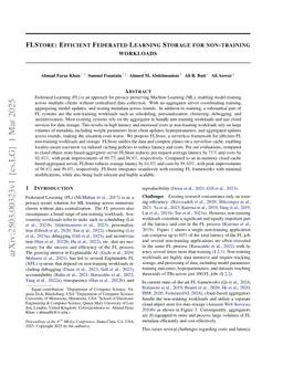 FLStore: Efficient Federated Learning Storage for non-training workloads