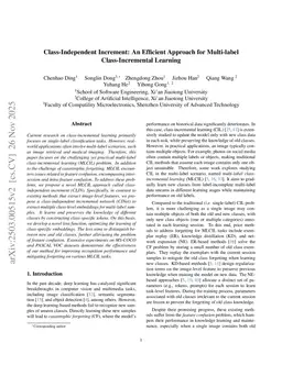Class-Independent Increment: An Efficient Approach for Multi-label Class-Incremental Learning