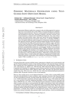Periodic Materials Generation using Text-Guided Joint Diffusion Model