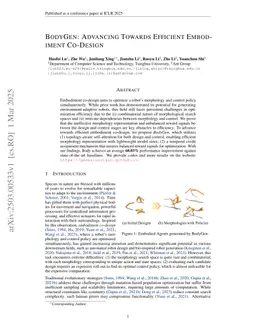 BodyGen: Advancing Towards Efficient Embodiment Co-Design