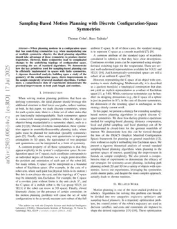 Sampling-Based Motion Planning with Discrete Configuration-Space Symmetries