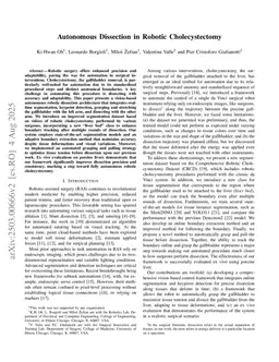 Autonomous Dissection in Robotic Cholecystectomy