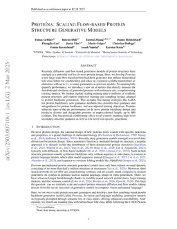 Proteina: Scaling Flow-based Protein Structure Generative Models
