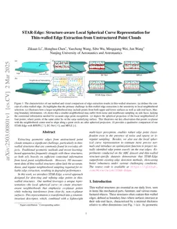STAR-Edge: Structure-aware Local Spherical Curve Representation for Thin-walled Edge Extraction from Unstructured Point Clouds