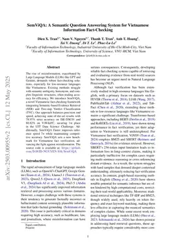 SemViQA: A Semantic Question Answering System for Vietnamese Information Fact-Checking