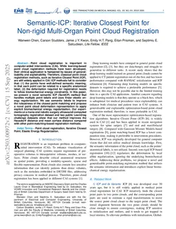 Semantic-ICP: Iterative Closest Point for Non-rigid Multi-Organ Point Cloud Registration