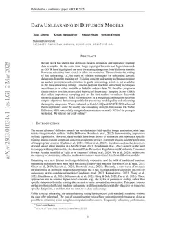 Data Unlearning in Diffusion Models