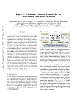 Every SAM Drop Counts: Embracing Semantic Priors for Multi-Modality Image Fusion and Beyond