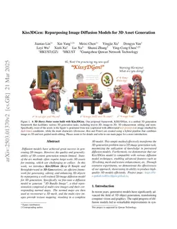 Kiss3DGen: Repurposing Image Diffusion Models for 3D Asset Generation