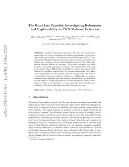 The Road Less Traveled: Investigating Robustness and Explainability in CNN Malware Detection