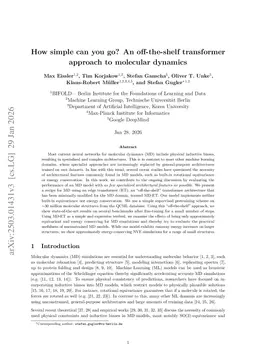 How simple can you go? An off-the-shelf transformer approach to molecular dynamics
