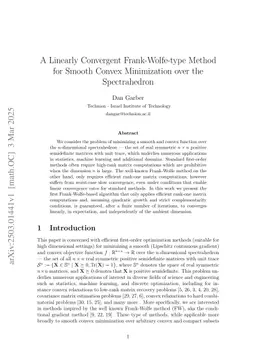 A Randomized Linearly Convergent Frank-Wolfe-type Method for Smooth Convex Minimization over the Spectrahedron