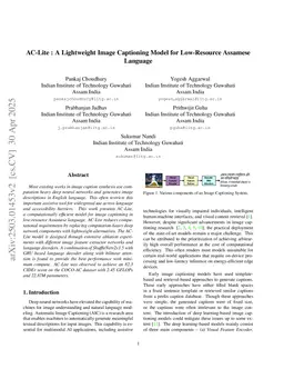AC-Lite : A Lightweight Image Captioning Model for Low-Resource Assamese Language