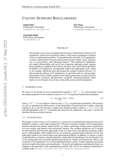 Cauchy-Schwarz Regularizers